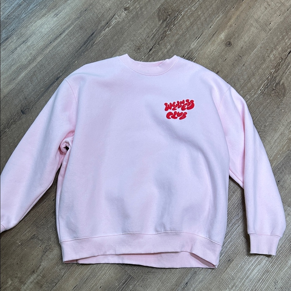Cotton On Body Pink Sweatshirt with Red Graphic